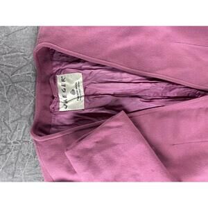 Jaeger Blazer Women's 10 Pink Pure New Wool